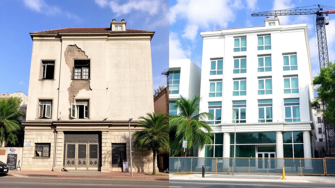 Antes e depois — Reforma geral